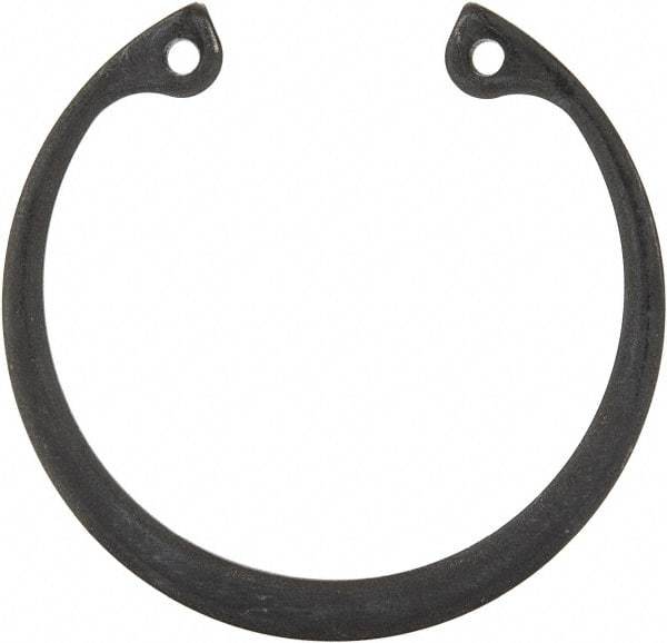 Rotor Clip - 0.062" Thick, Phosphate Finish, Steel Snap Internal Retaining Ring - 0.068" Groove Width, 0.05" Groove Depth, 1.725" Groove Diam, Grade 1060-1090 - Americas Industrial Supply