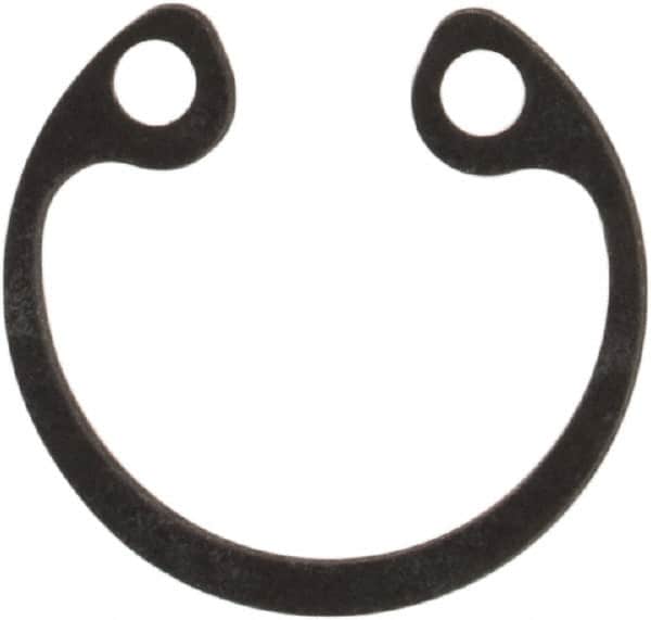 Rotor Clip - 0.015" Thick, Phosphate Finish, Steel Snap Internal Retaining Ring - 0.02" Groove Width, 0.009" Groove Depth, 0.268" Groove Diam, Grade 1060-1090 - Americas Industrial Supply