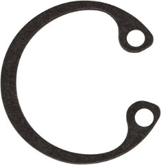 Rotor Clip - 0.015" Thick, Phosphate Finish, Steel Snap Internal Retaining Ring - 0.02" Groove Width, 0.009" Groove Depth, 0.33" Groove Diam, Grade 1060-1090 - Americas Industrial Supply