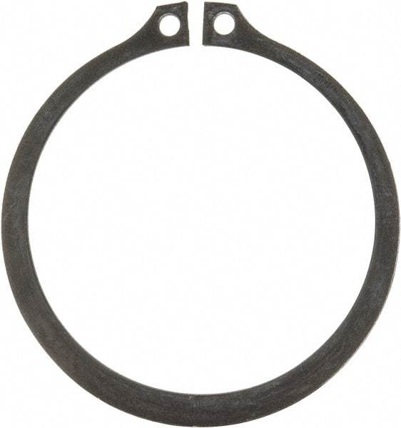 Rotor Clip - 2.36" Groove Diam, 2-1/2" Shaft Diam, Phosphate Steel, Snap External Retaining Rings - 0.086" Groove Width, 0.07" Groove Depth, 0.078" Ring Thickness, Grade 1060-1090 - Americas Industrial Supply