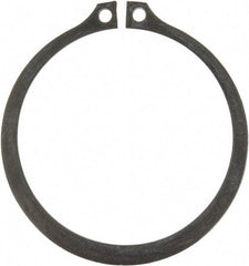 Rotor Clip - 2.36" Groove Diam, 2-1/2" Shaft Diam, Phosphate Steel, Snap External Retaining Rings - 0.086" Groove Width, 0.07" Groove Depth, 0.078" Ring Thickness, Grade 1060-1090 - Americas Industrial Supply