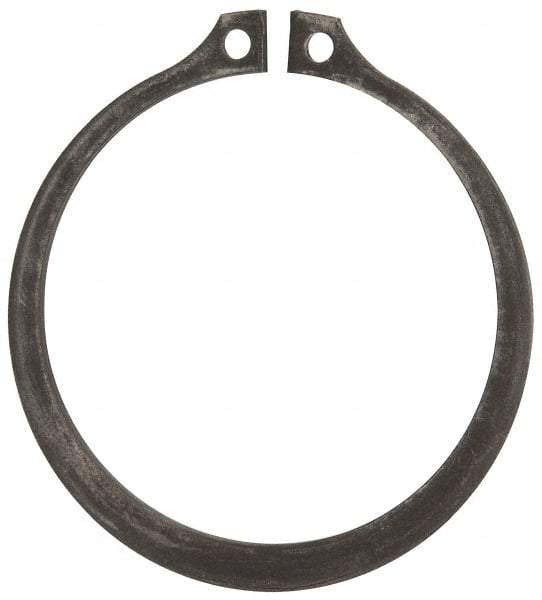 Rotor Clip - 2.239" Groove Diam, 2-3/8" Shaft Diam, Phosphate Steel, Snap External Retaining Rings - 0.086" Groove Width, 0.068" Groove Depth, 0.078" Ring Thickness, Grade 1060-1090 - Americas Industrial Supply