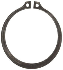 Rotor Clip - 2.239" Groove Diam, 2-3/8" Shaft Diam, Phosphate Steel, Snap External Retaining Rings - 0.086" Groove Width, 0.068" Groove Depth, 0.078" Ring Thickness, Grade 1060-1090 - Americas Industrial Supply