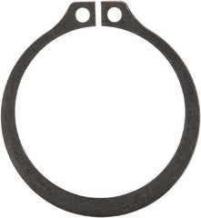 Rotor Clip - 1.65" Groove Diam, 1-3/4" Shaft Diam, Phosphate Steel, Snap External Retaining Rings - 0.068" Groove Width, 0.05" Groove Depth, 0.062" Ring Thickness, Grade 1060-1090 - Americas Industrial Supply
