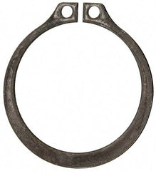 Rotor Clip - 1.529" Groove Diam, 1-5/8" Shaft Diam, Phosphate Steel, Snap External Retaining Rings - 0.068" Groove Width, 0.048" Groove Depth, 0.062" Ring Thickness, Grade 1060-1090 - Americas Industrial Supply