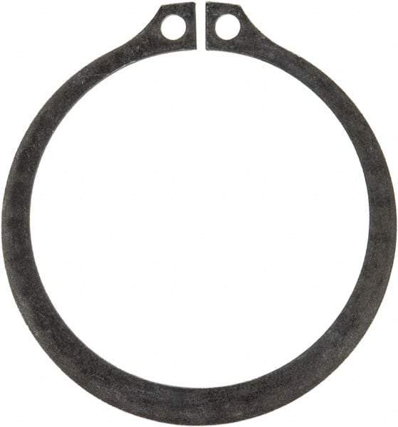 Rotor Clip - 1.886" Groove Diam, 2" Shaft Diam, Phosphate Steel, Snap External Retaining Rings - 0.068" Groove Width, 0.057" Groove Depth, 0.062" Ring Thickness, Grade 1060-1090 - Americas Industrial Supply