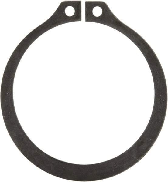 Rotor Clip - 1.291" Groove Diam, 1-3/8" Shaft Diam, Phosphate Steel, Snap External Retaining Rings - 0.056" Groove Width, 0.042" Groove Depth, 0.05" Ring Thickness, Grade 1060-1090 - Americas Industrial Supply