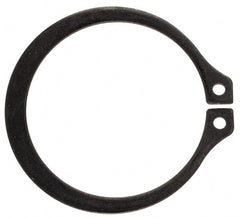 Rotor Clip - 63/64" Shaft Diam, 0.926" Groove Diam, Spring Steel External SH Style Retaining Ring - Americas Industrial Supply