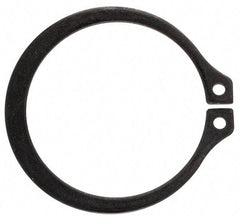 Rotor Clip - 1.232" Groove Diam, 1-5/16" Shaft Diam, Phosphate Steel, Snap External Retaining Rings - 0.056" Groove Width, 0.04" Groove Depth, 0.05" Ring Thickness, Grade 1060-1090 - Americas Industrial Supply
