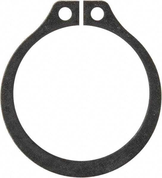 Rotor Clip - 0.94" Groove Diam, 1" Shaft Diam, Phosphate Steel, Snap External Retaining Rings - 0.046" Groove Width, 0.03" Groove Depth, 0.042" Ring Thickness, Grade 1060-1090 - Americas Industrial Supply