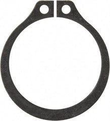 Rotor Clip - 0.94" Groove Diam, 1" Shaft Diam, Phosphate Steel, Snap External Retaining Rings - 0.046" Groove Width, 0.03" Groove Depth, 0.042" Ring Thickness, Grade 1060-1090 - Americas Industrial Supply