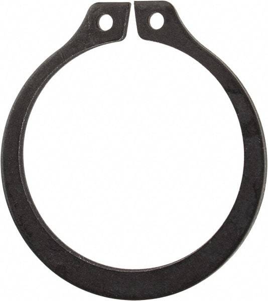 Rotor Clip - 0.821" Groove Diam, 7/8" Shaft Diam, Phosphate Steel, Snap External Retaining Rings - 0.046" Groove Width, 0.027" Groove Depth, 0.042" Ring Thickness, Grade 1060-1090 - Americas Industrial Supply