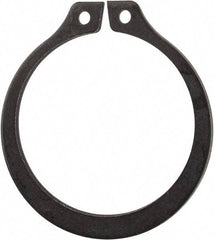 Rotor Clip - 0.821" Groove Diam, 7/8" Shaft Diam, Phosphate Steel, Snap External Retaining Rings - 0.046" Groove Width, 0.027" Groove Depth, 0.042" Ring Thickness, Grade 1060-1090 - Americas Industrial Supply