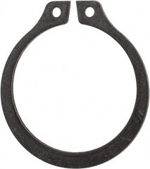 Rotor Clip - 0.762" Groove Diam, 13/16" Shaft Diam, Phosphate Steel, Snap External Retaining Rings - 0.046" Groove Width, 0.025" Groove Depth, 0.042" Ring Thickness, Grade 1060-1090 - Americas Industrial Supply