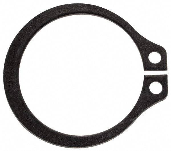 Rotor Clip - 0.882" Groove Diam, 15/16" Shaft Diam, Phosphate Steel, Snap External Retaining Rings - 0.046" Groove Width, 0.028" Groove Depth, 0.042" Ring Thickness, Grade 1060-1090 - Americas Industrial Supply