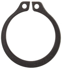 Rotor Clip - 0.588" Groove Diam, 5/8" Shaft Diam, Phosphate Steel, Snap External Retaining Rings - 0.039" Groove Width, 0.018" Groove Depth, 0.035" Ring Thickness, Grade 1060-1090 - Americas Industrial Supply