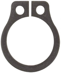 Rotor Clip - 0.261" Groove Diam, 9/32" Shaft Diam, Phosphate Steel, Snap External Retaining Rings - 0.029" Groove Width, 0.01" Groove Depth, 0.025" Ring Thickness, Grade 1060-1090 - Americas Industrial Supply
