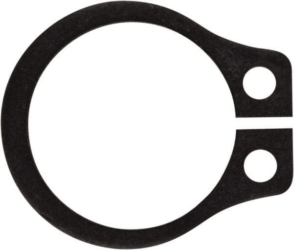 Rotor Clip - 0.321" Groove Diam, 11/32" Shaft Diam, Phosphate Steel, Snap External Retaining Rings - 0.029" Groove Width, 0.011" Groove Depth, 0.025" Ring Thickness, Grade 1060-1090 - Americas Industrial Supply