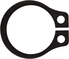 Rotor Clip - 0.321" Groove Diam, 11/32" Shaft Diam, Phosphate Steel, Snap External Retaining Rings - 0.029" Groove Width, 0.011" Groove Depth, 0.025" Ring Thickness, Grade 1060-1090 - Americas Industrial Supply