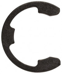 Rotor Clip - 1.079" Groove Diam, 1-3/16" Shaft Diam, Phosphate Steel, E Style External Retaining Rings - 0.068" Groove Width, 0.054" Groove Depth, 0.062" Ring Thickness, Grade 1060-1090 - Americas Industrial Supply
