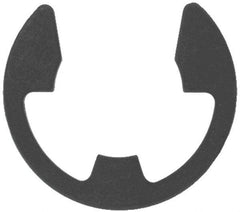 Rotor Clip - 0.835" Groove Diam, 63/64" Shaft Diam, Phosphate Steel, E Style External Retaining Rings - 0.056" Groove Width, 0.074" Groove Depth, 0.05" Ring Thickness, Grade 1060-1090 - Americas Industrial Supply