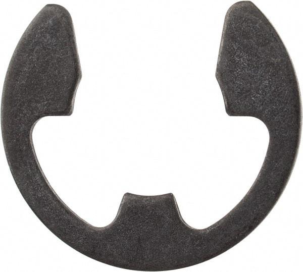 Rotor Clip - 0.485" Groove Diam, 5/8" Shaft Diam, Phosphate Steel, E Style External Retaining Rings - 0.046" Groove Width, 0.07" Groove Depth, 0.042" Ring Thickness, Grade 1060-1090 - Americas Industrial Supply
