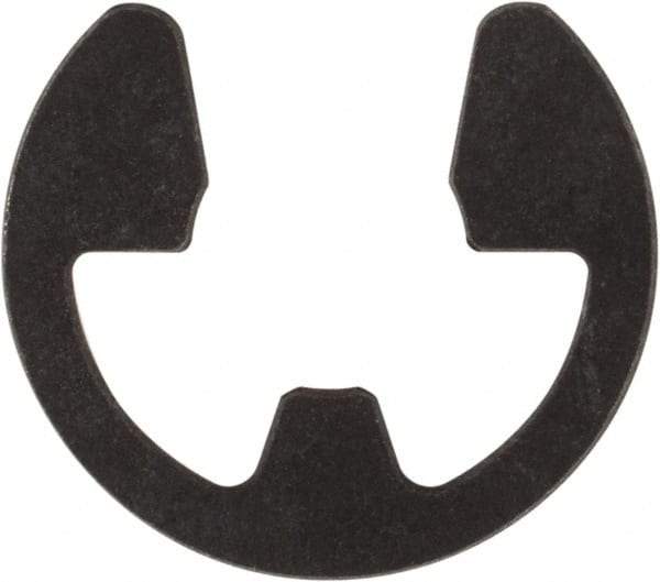 Rotor Clip - 3/16" Groove Diam, 7/32" Shaft Diam, Phosphate Steel, E Style External Retaining Rings - 0.029" Groove Width, 0.015" Groove Depth, 0.025" Ring Thickness, Grade 1060-1090 - Americas Industrial Supply