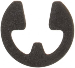 Rotor Clip - 0.052" Groove Diam, 1/16" Shaft Diam, Phosphate Steel, E Style External Retaining Rings - 0.012" Groove Width, 0.005" Groove Depth, 0.01" Ring Thickness, Grade 1060-1090 - Americas Industrial Supply