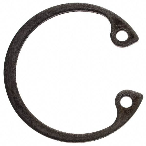Rotor Clip - 0.035" Thick, Phosphate Finish, Steel Snap Internal Retaining Ring - 0.039" Groove Width, 0.023" Groove Depth, 0.796" Groove Diam, Grade 1060-1090 - Americas Industrial Supply
