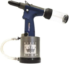 RivetKing - 3/16" Capacity, Air Riveter - 0.787" Long Stroke, 20" Inlet - Americas Industrial Supply