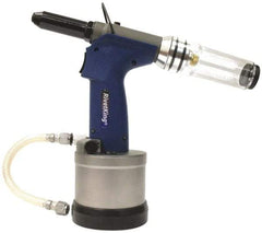 RivetKing - 5/32" Capacity, Air Riveter - 1mm Long Stroke, 20" Inlet - Americas Industrial Supply