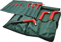 Wiha - 10 Piece Insulated L-Key Hex Key Set - Hex Range 1.5 to 12mm - Americas Industrial Supply