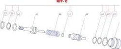 RivetKing - 3 to 6" Seal Kit for Rivet Tool - Americas Industrial Supply