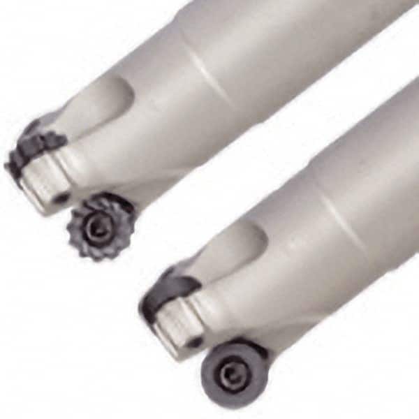 Iscar - 32mm Cutting Diam, 32mm Shank Diam, 12mm Max Depth of Cut, Straight Shank Indexable Copy End Mill - 3 Inserts, RCMT/RCCT-MO, RCMT/RCMW/RCCW-FW, RCMW/RCCW-MO Insert, ERW Toolholder, Through Coolant - Americas Industrial Supply