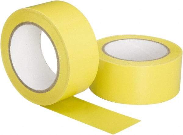 Ability One - Yellow Solid Color Vinyl Tape - 2" Wide x 108' Long, General Traffic - Americas Industrial Supply