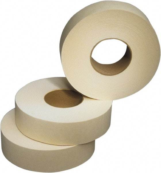 Ability One - 3" x 120 Yd Beige Rubber Adhesive Packaging Tape - Paper Backing, 2.2 mil Thick, Series Industrial Grade - Americas Industrial Supply