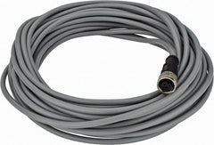 Telemecanique Sensors - 3 Amp, M12 4 Pin Female Straight Cordset Sensor and Receptacle - 250 VAC, 300 VDC, 10m Cable Length, IP67 Ingress Rating - Americas Industrial Supply