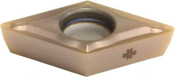 Sumitomo - DPMT32.52 ESU Grade AC510U Carbide Turning Insert - TiAlN/AlCrN Finish, 55° Diamond, 3/8" Inscr Circle, 5/32" Thick, 1/32" Corner Radius - Americas Industrial Supply