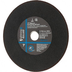 Value Collection - 7" Aluminum Oxide Cutoff Wheel - 0.04" Thick, 7/8" Arbor, 8,732 Max RPM - Americas Industrial Supply