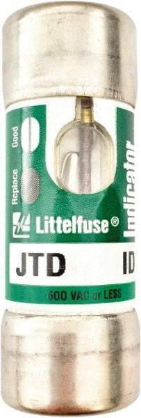 Littelfuse - 300 VDC, 600 VAC, 40 Amp, Time Delay General Purpose Fuse - 2-3/8" OAL, 20 at DC, 200/300 at AC kA Rating, 1-1/16" Diam - Americas Industrial Supply