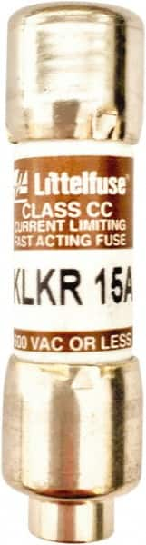 Value Collection - 600 VAC, 15 Amp, Fast-Acting Semiconductor/High Speed Fuse - 1-1/2" OAL, 200 (RMS Symmetrical) kA Rating, 13/32" Diam - Americas Industrial Supply