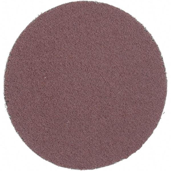 Value Collection - 2" Disc Diam, 100 Grit, Aluminum Oxide Quick Change Disc - Type R Attaching System, Coated, Brown, Fine Grade, 25,000 RPM, 361F Series - Americas Industrial Supply