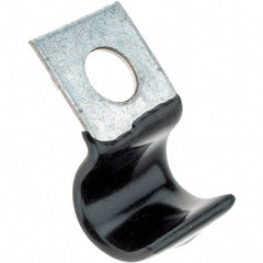 Value Collection - 3/8" Bundle Diam, 1/4" Hole, Steel Clamp - 3/8" Wide, Black - Americas Industrial Supply