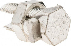 Value Collection - 6 (Solid) to 1/0 AWG, Copper Wire Compatible, Silicon Bronze, Hex Split Bolt Connector - Americas Industrial Supply