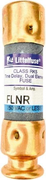 Value Collection - 125 VDC, 250 VAC, 2.5 Amp, Time Delay General Purpose Fuse - 2" OAL, 200 kA Rating, 9/16" Diam - Americas Industrial Supply