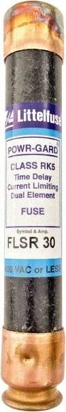 Value Collection - 300 VDC, 600 VAC, 30 Amp, Time Delay General Purpose Fuse - 200 kA Rating - Americas Industrial Supply