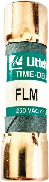 Value Collection - 250 VAC, 1 Amp, Time Delay Plug Fuse - 1-1/2" OAL, 10 at AC kA Rating, 13/32" Diam - Americas Industrial Supply