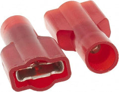 Value Collection - 22 to 18 AWG, Nylon, Fully Insulated, Female Wire Disconnect - 1/4" Wide Tab - Americas Industrial Supply