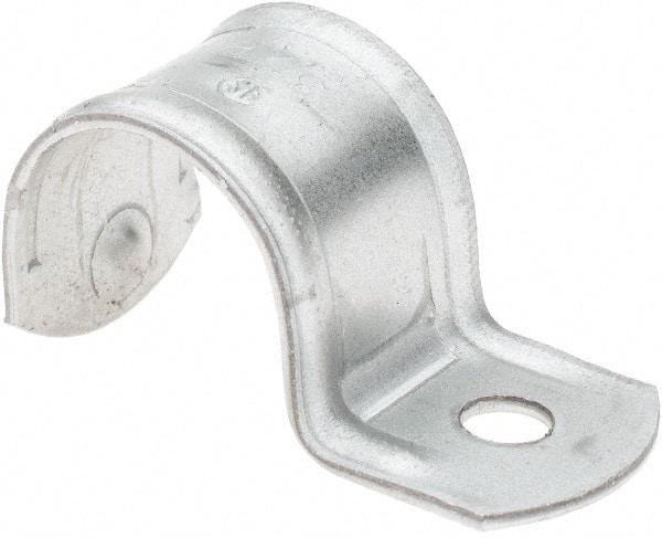 Value Collection - Steel Pipe Strap for 3/4" Conduit - For Use with Intermediate Metal Conduit & Rigid Conduit - Americas Industrial Supply