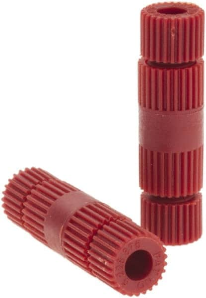 Value Collection - 24 to 18 AWG Compatible, Nylon Fully Insulated, Crimp-On Butt Splice Terminal - Red - Americas Industrial Supply